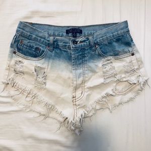 Festival Mid-Rise Ombré Shorts